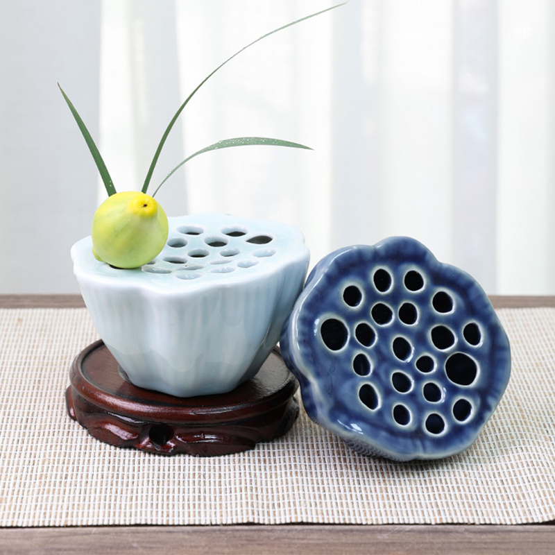 Ikebana Vase Kenzan - Pemegang bunga gaya Jepang Ikebana bentuk