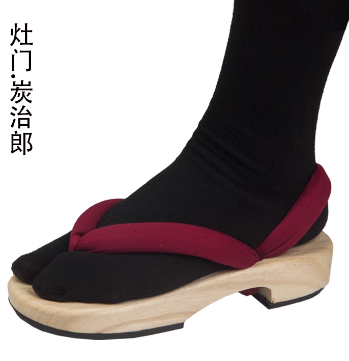 Geta Wooden Sandal - Sandal Geta Kayu Jepang untuk Cosplay