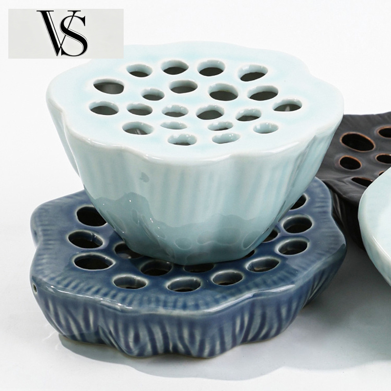 Ikebana Vase Kenzan - Ikebana Tea Kenzan Dekorasi Meja Ruang
