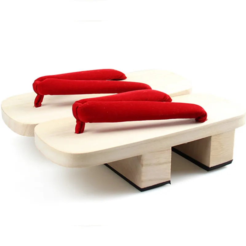 Geta Wooden Sandal - Sepatu Cosplay sandal kayu hak tinggi
