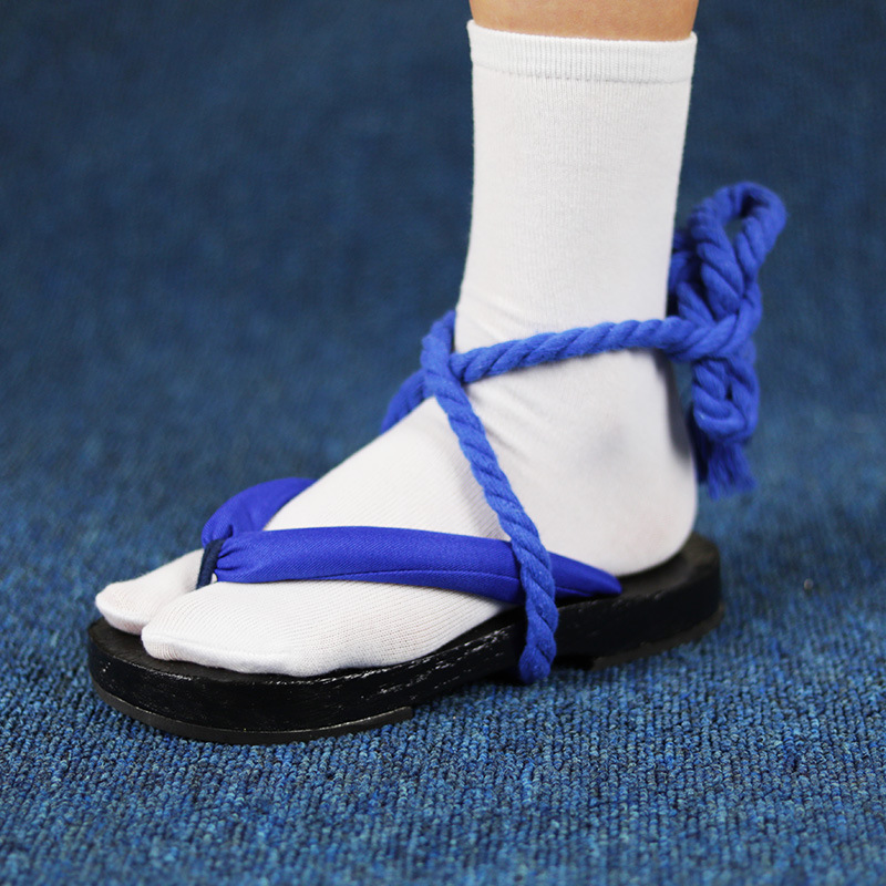Sandal Geta Tali Biru – Sepatu - Geta Wooden Sandal ulasan dan harga