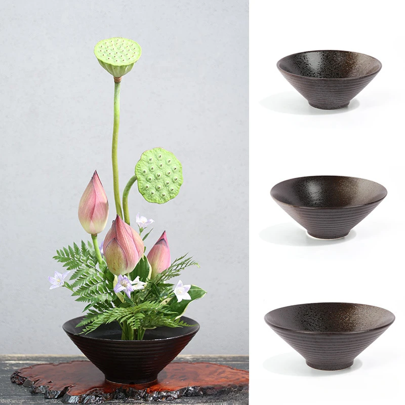 Vas katak Jepang buket bunga k - Ikebana Vase Kenzan ulasan dan harga