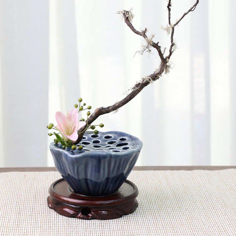 Pemegang bunga gaya Jepang Ike - Ikebana Vase Kenzan ulasan dan harga
