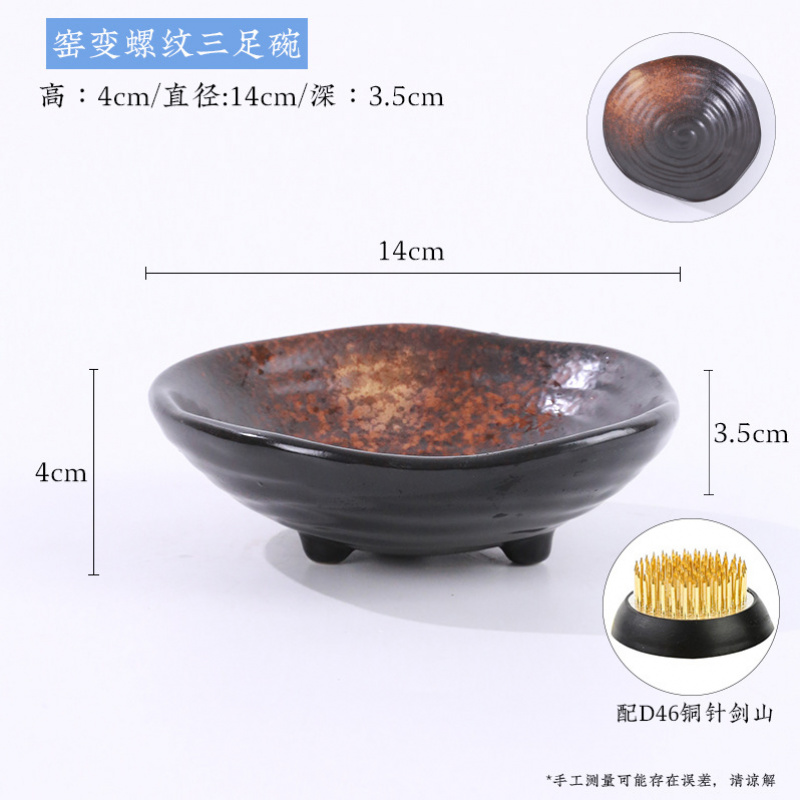 Vas Bunga Keramik Retro Zen Ti - Ikebana Vase Kenzan ulasan dan harga