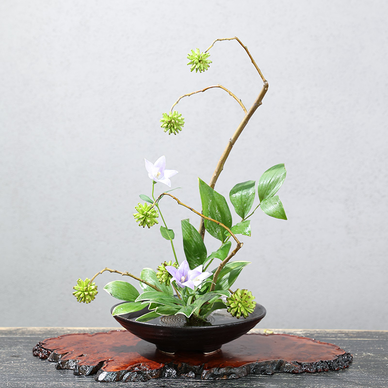 Vas katak Jepang buket keramik - Ikebana Vase Kenzan ulasan dan harga
