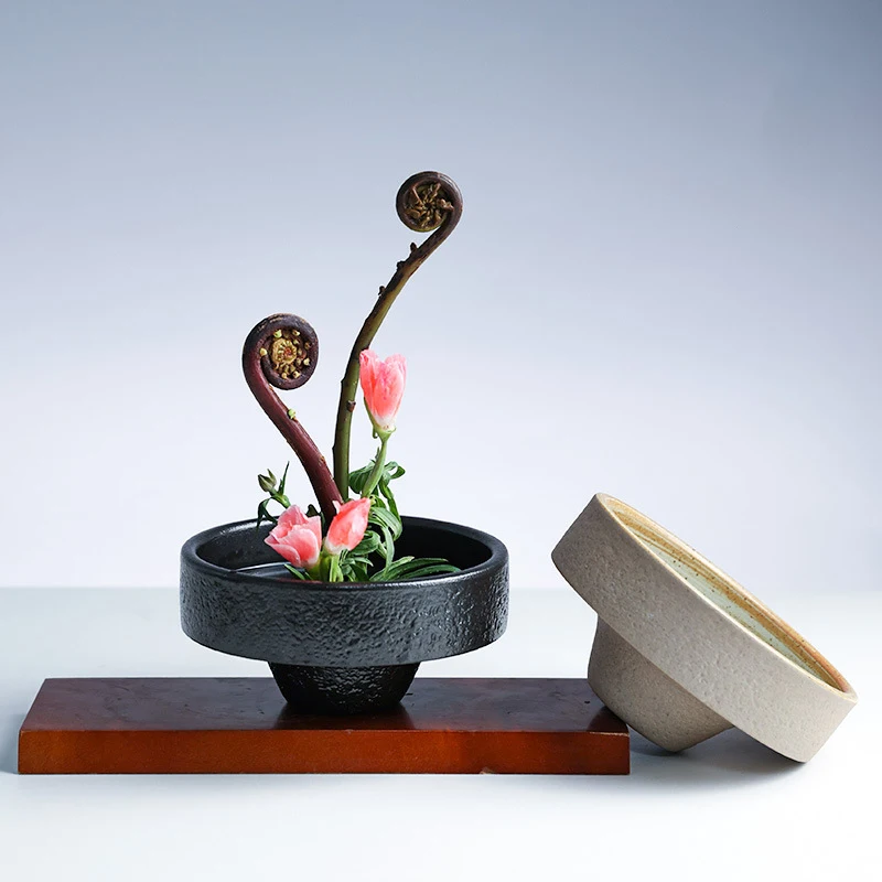 Vas keramik katak Jepang Ikeba - Ikebana Vase Kenzan ulasan dan harga