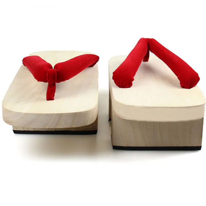 Sepatu Cosplay sandal kayu hak - Geta Wooden Sandal ulasan dan harga